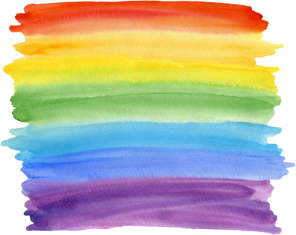 Watercolor Rainbow Background